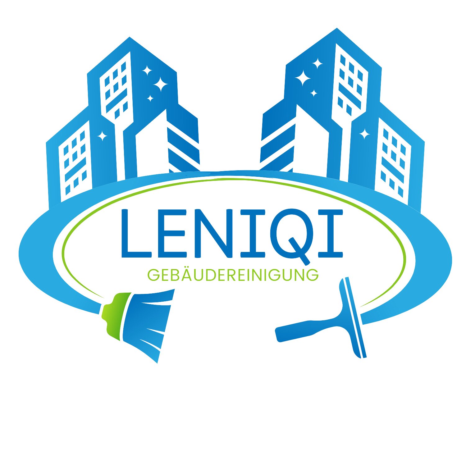 Leniqi Gebäudereinigung Garteninstandhaltung Logo